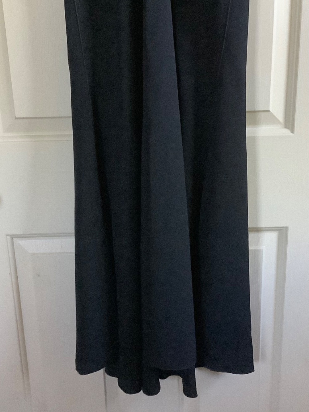 VICTORIA BECKHAM Drape Sleeve Crepe Midi/ Maxi Dress Black SZ US 8/ UK 12 - Picture 6 of 16
